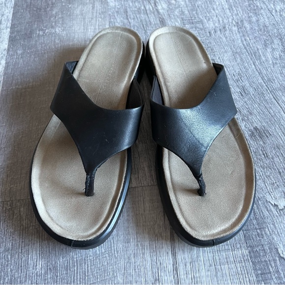 ecco corksphere sandal w thong